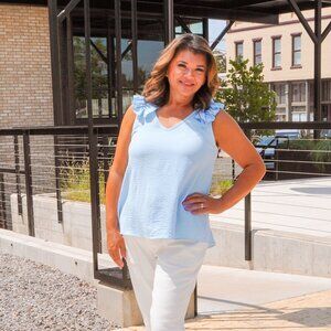 Born Baby Blue Gee Gee Tank